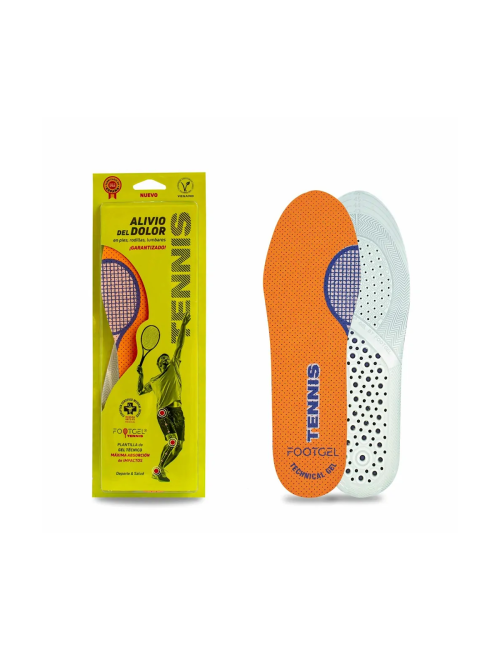 Footgel inlegzolen voor Tennis Thermocrep®-gel absorbeert schokken