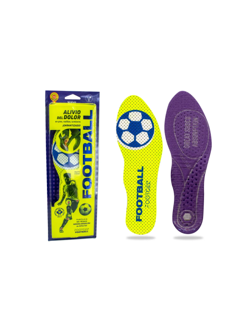 Semelles Footgel pour le football Le gel Thermocrep® absorbe les chocs