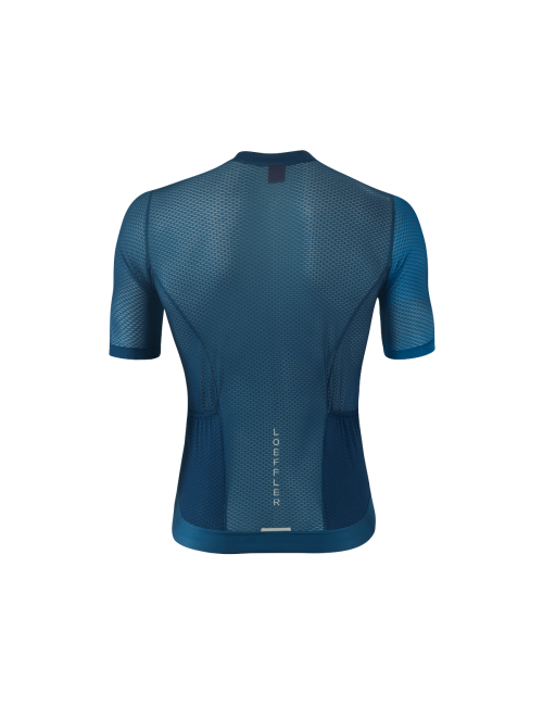 Maglia da ciclismo a maniche corte Loeffler M Bike Jersey FZ Fresh Air Navy - Blu