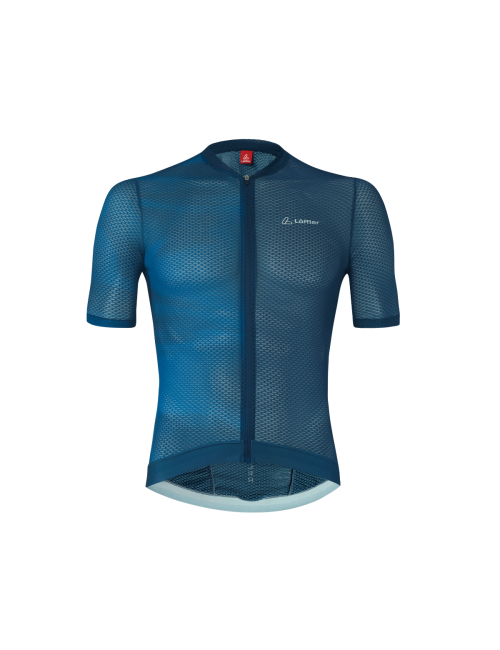 Loeffler short-sleeved cycling shirt M Bike Jersey FZ Fresh Air Navy - Blue