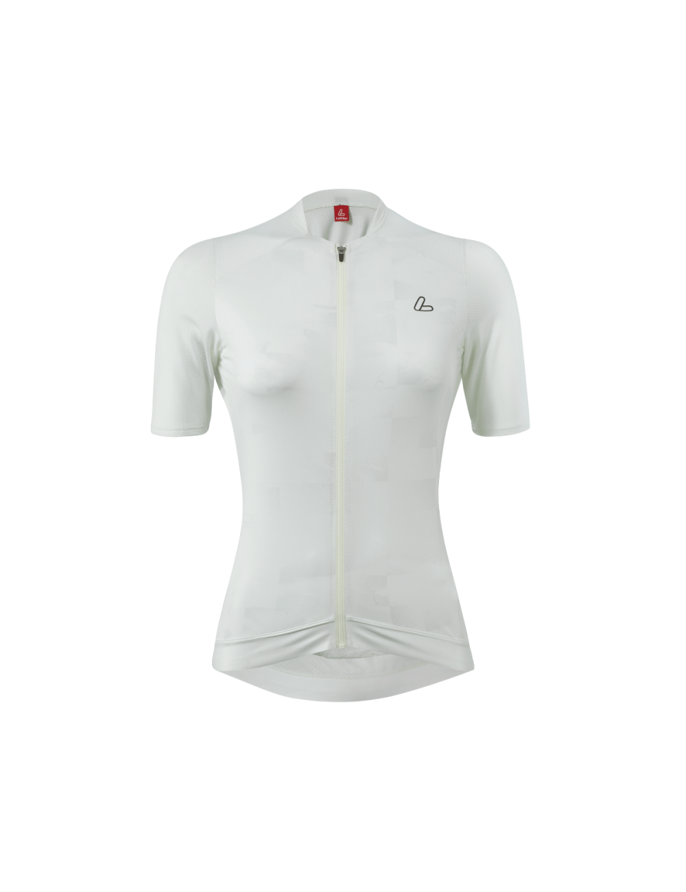 Loeffler Kurzarm-Radtrikot W Bike Jersey FZ Skys Escape Creme - Weiß