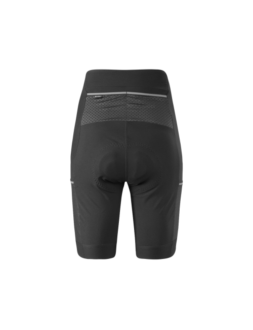 Pantalones cortos de ciclismo Loeffler W Bike Tights Skys Gel para mujer - Negro