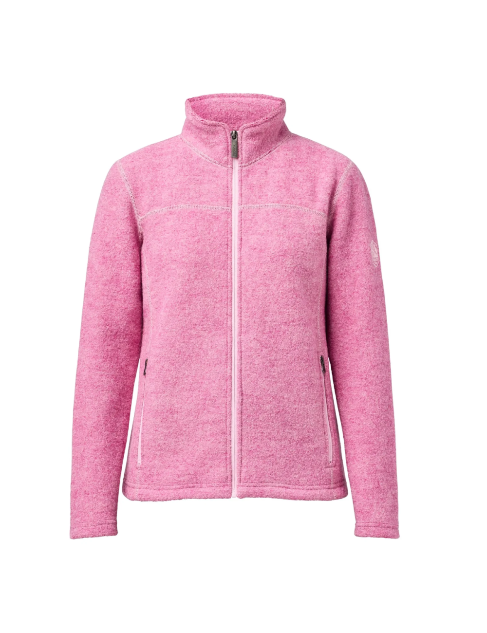 Ivanhoe women's wool full-zip cardigan Beata Fuchsia Pink - Pink