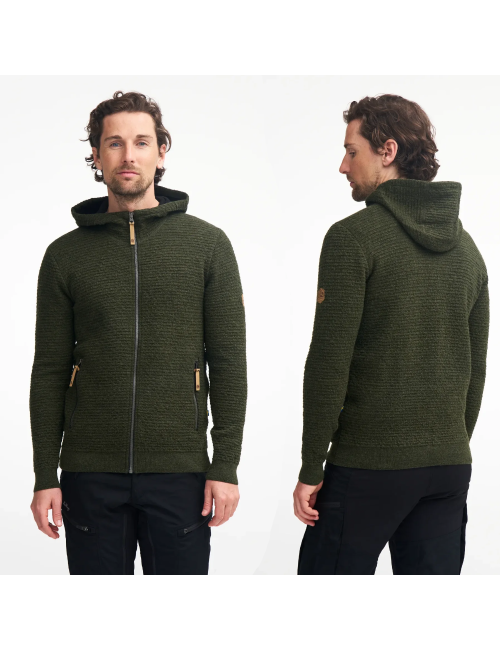 Gilet Ivanhoe Morel Hood Male pour homme en laine - Gris - Gris