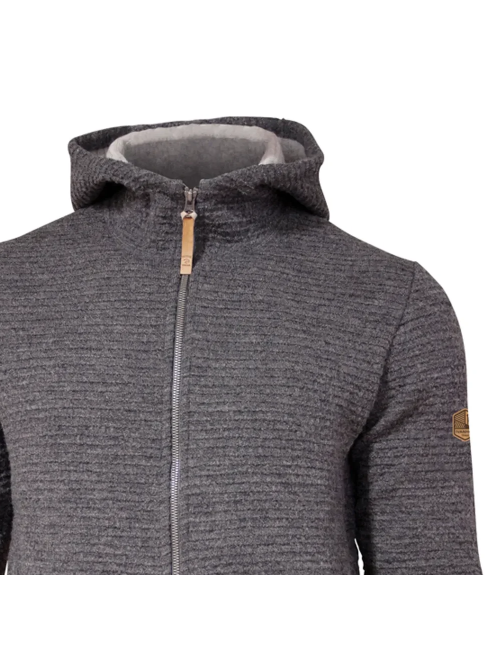 Ivanhoe vest Morel Hood Male voor heren van wol - Grey - Grijs