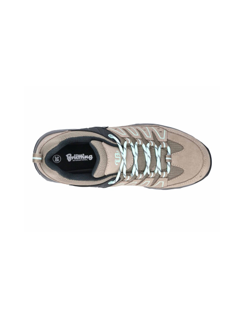 Brütting Wanderschuhe Mount Pinos Low mit comfortex - Beige - Türkis