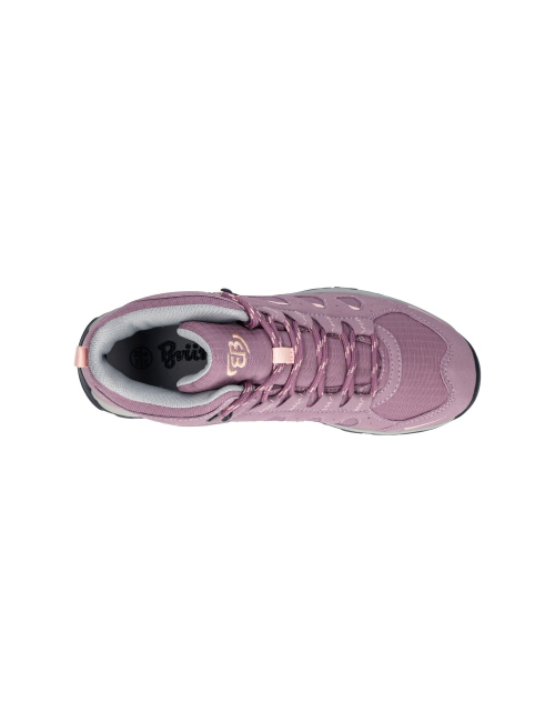 Brütting Wanderschuhe Mount Frakes High Damen - Rosa - Grau