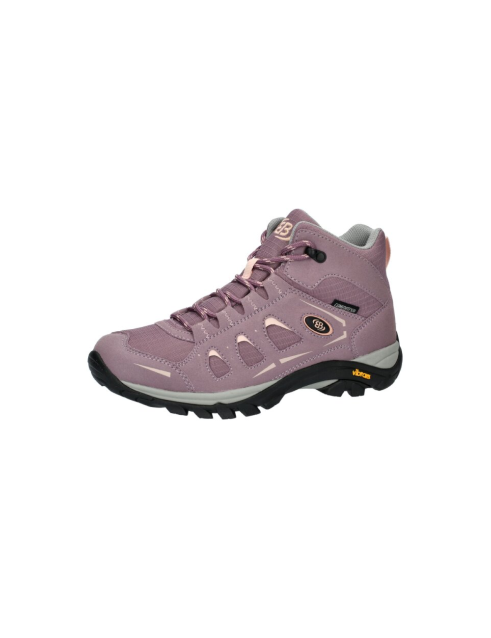 Brütting Wanderschuhe Mount Frakes High Damen - Rosa - Grau