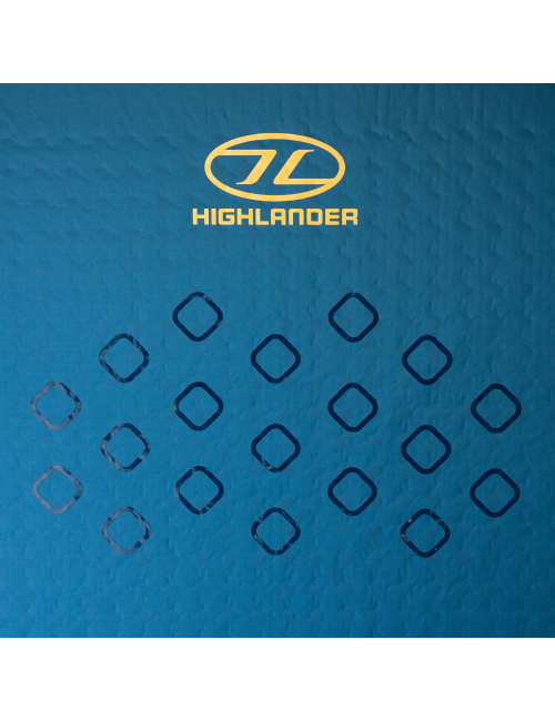 Colchoneta autohinchable Highlander Kip Mat Compact - Valor R 3,2 - Azul