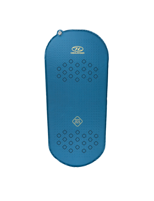 Colchoneta autohinchable Highlander Kip Mat Compact - Valor R 3,2 - Azul
