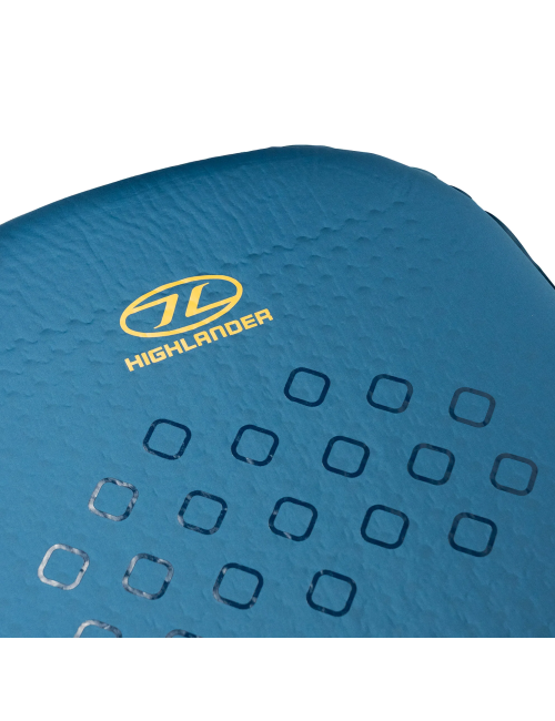 Highlander zelfopblaasbare slaapmat Kip Mat 50 mm - R-waarde 4.5 - Blauw