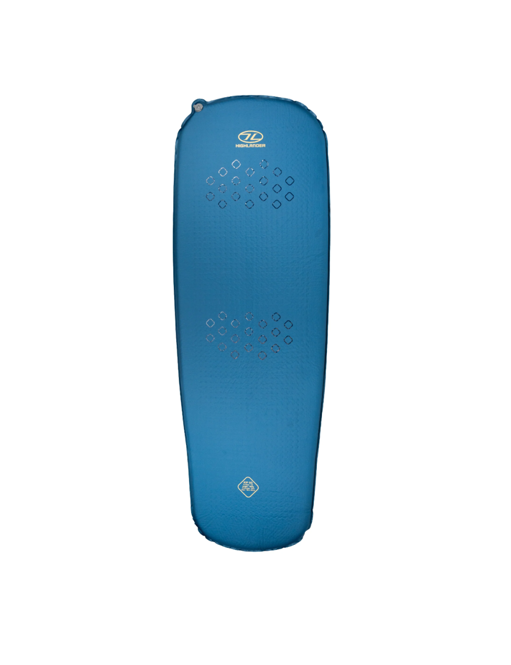 Highlander selbstaufblasende Schlafmatte Kip Mat 50 mm - R-Wert 4,5 - Blau