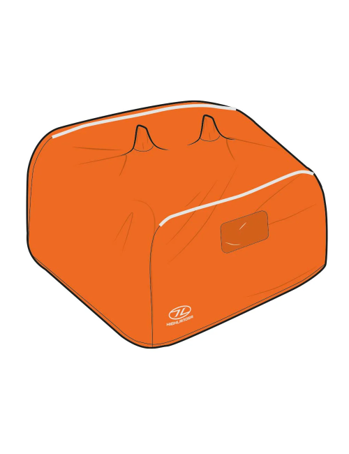 Highlander Notfallzelt Storm Vault Survival Shelter 4-5 Personen - Orange