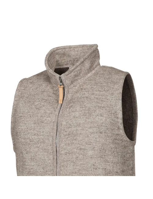 Chaqueta sin mangas Ivanhoe NLS Barley Latte de lana para hombre - Beige