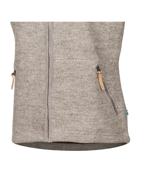 Chaqueta de lana Ivanhoe mujer NLS Coco Latte 100% lana sin teñir - Beige