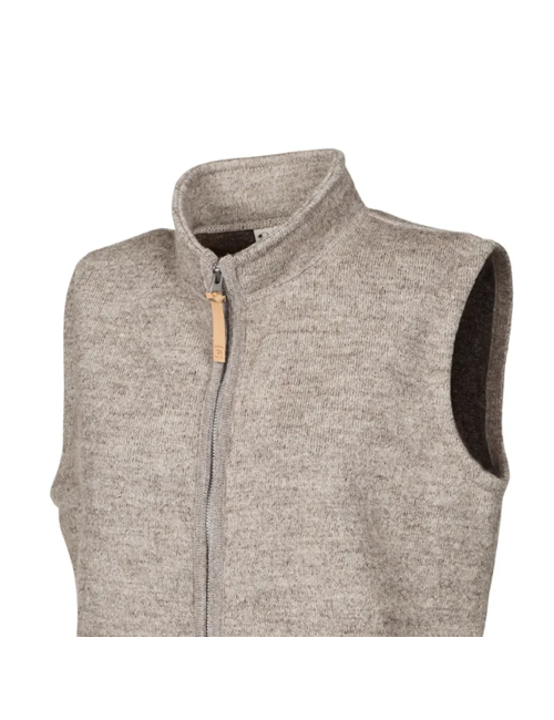Ivanhoe women's wool cardigan NLS Coco Latte 100% undyed wool - Beige