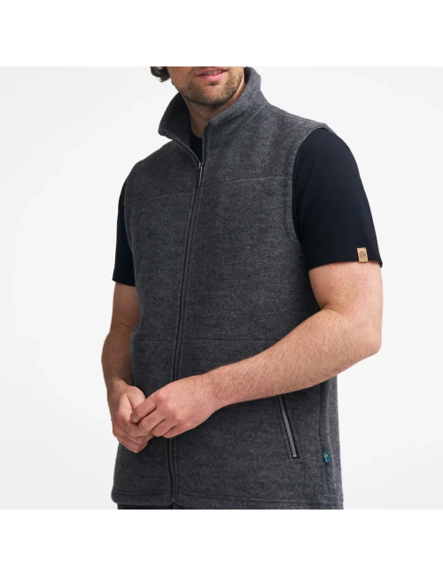 Ivanhoe Herren Strickjacke Dante Full Zip Grau aus Wolle - Grau
