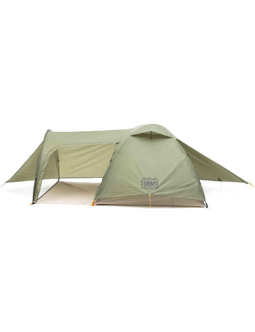 Turbat Borzhava XL 3 Alu Iguana Green - lichtgewicht tent - 3 persoons - Groen
