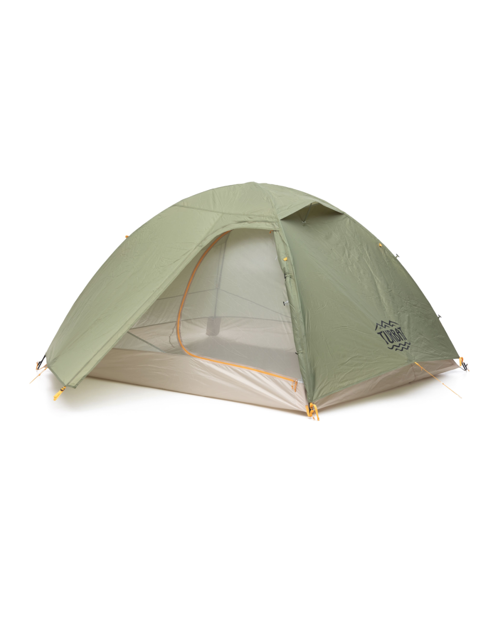Turbat Borzhava 3 Tent Iguana Green - Lightweight 3-Person Tent with 2 Entrances