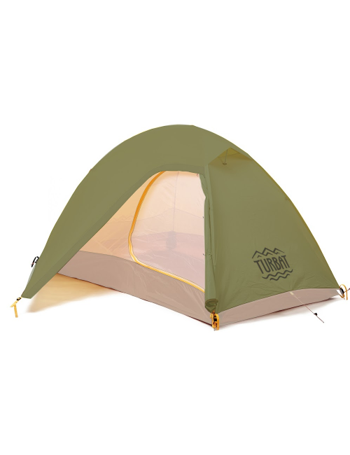 Turbat Borzhava 2 Alu Iguana Green - lichtgewicht tent - 2 persoons - Groen