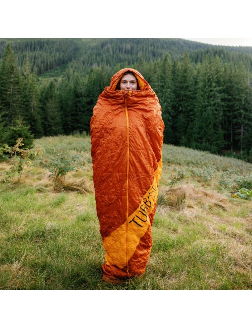 Saco de dormir Turbat Vatra 3S Cinnamon Stick -22°C - Naranja