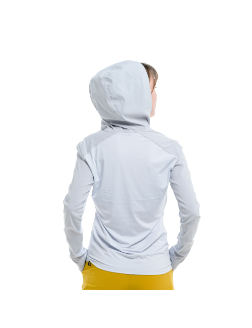 Chemise à manches longues Turbat Maya Hood Trek WMN Glacier pour femme - Gris