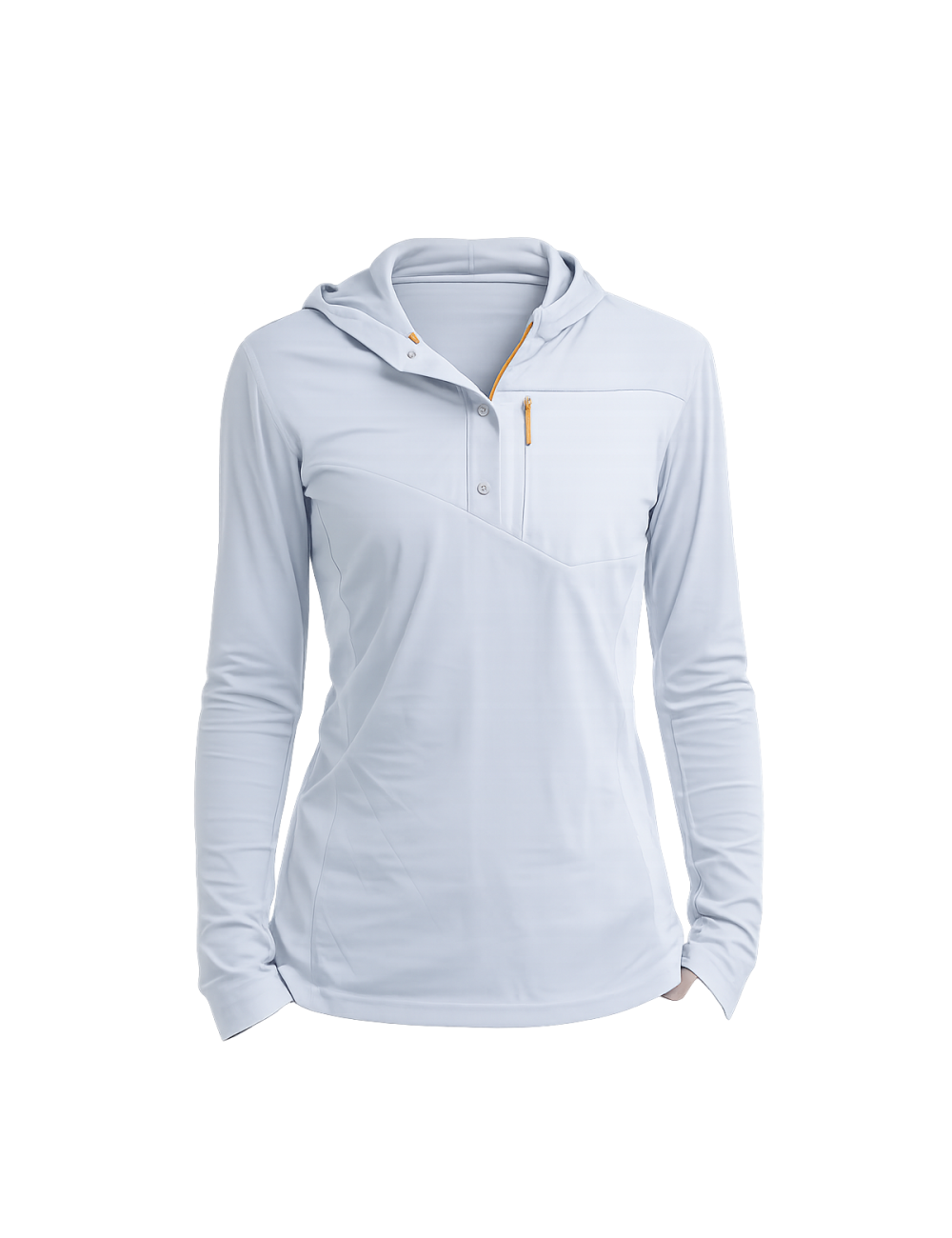 Chemise à manches longues Turbat Maya Hood Trek WMN Glacier pour femme - Gris