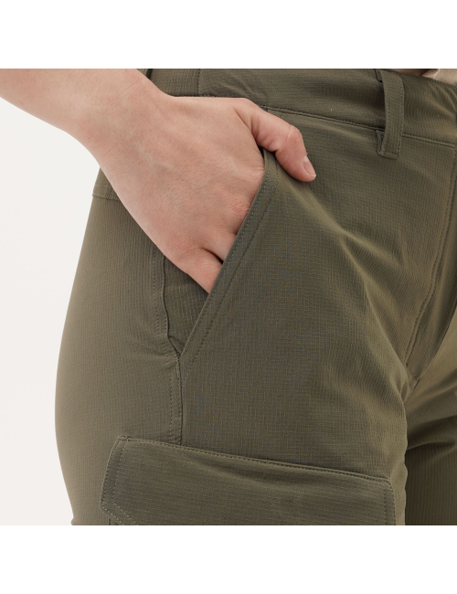 Pantalon outdoor Turbat Gorgany WMN - pantalon de randonnée pour femme - Kaki
