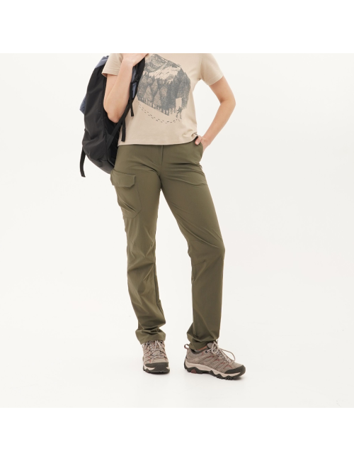 Pantaloni outdoor Turbat Gorgany WMN - pantaloni da trekking per donna - Khaki