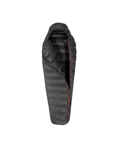 Patizon mummyslaapzak R 600 L Jet Black 200 -26°C - Zwart