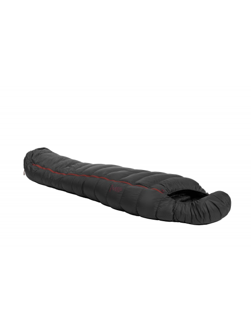 Patizon mummyslaapzak R 600 L Jet Black 200 -26°C - Zwart