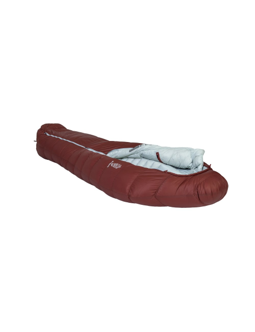 Sacco a pelo Patizon D 290 L Mattone cotto - Grigio cielo 200 -18°C - Rosso