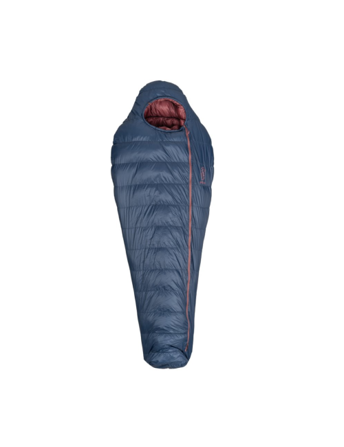 Patizon mummyslaapzak D 590 L Midnight Navy - Fired Brick 200 -30°C - Blauw