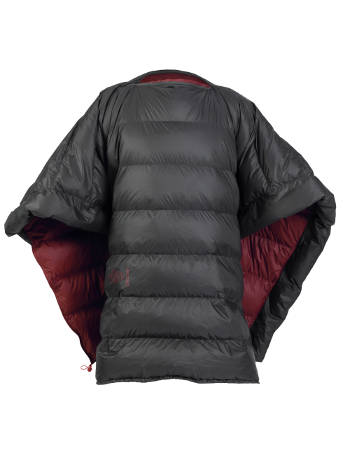 Patizon couverture sac de couchage Multi Quilt 250 Jet Black - Fired Brick 200 0°C - Noir