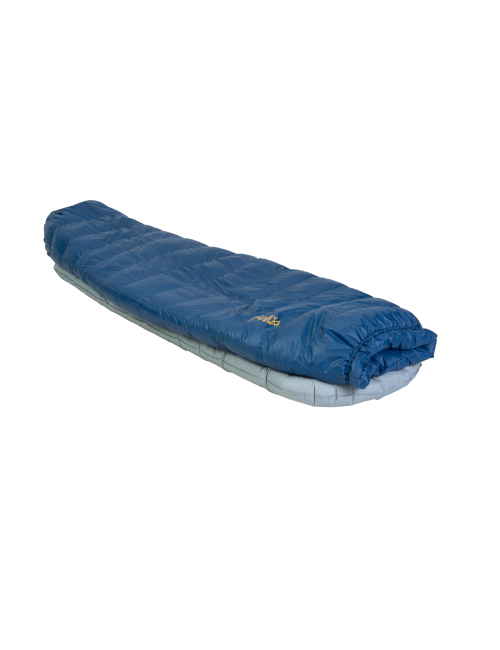 Patizon manta saco de dormir G Quilt 350 Poseidon - Amarillo Dorado 200 -5°C - Azul