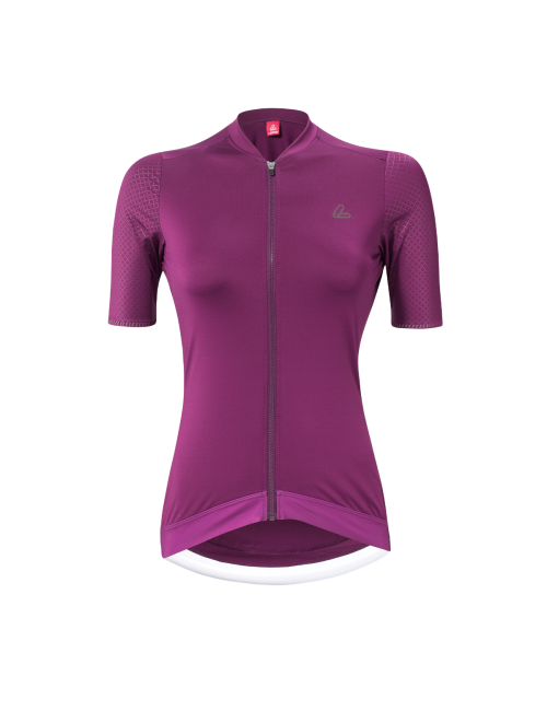 Maglia da ciclismo a maniche corte Loeffler W Bike Jersey FZ Skys Hotbond® RF - Bordeaux