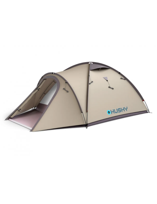 Husky Bizon 3 Plus - klassieke tent - 3 persoons - Licht Bruin