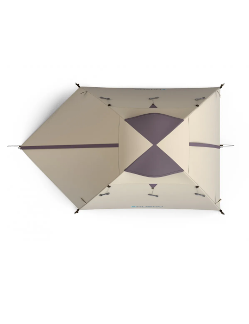 Husky Bizam 2 Plus Blackroom - tienda ligera - 2 personas - Marrón claro