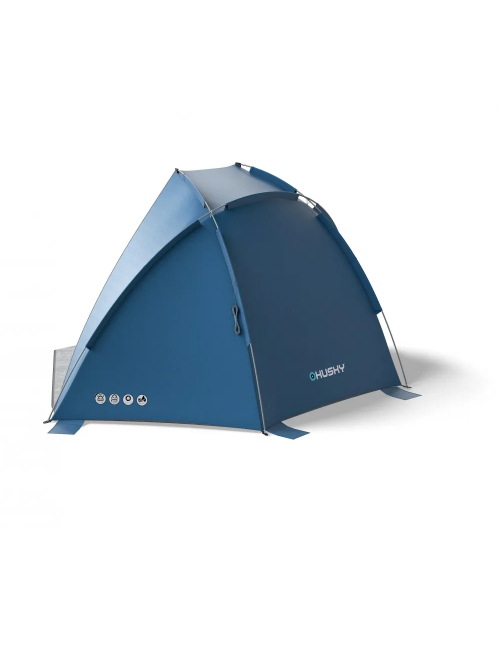 Tente de plage compacte Husky Blum 2 Plus - Bleu