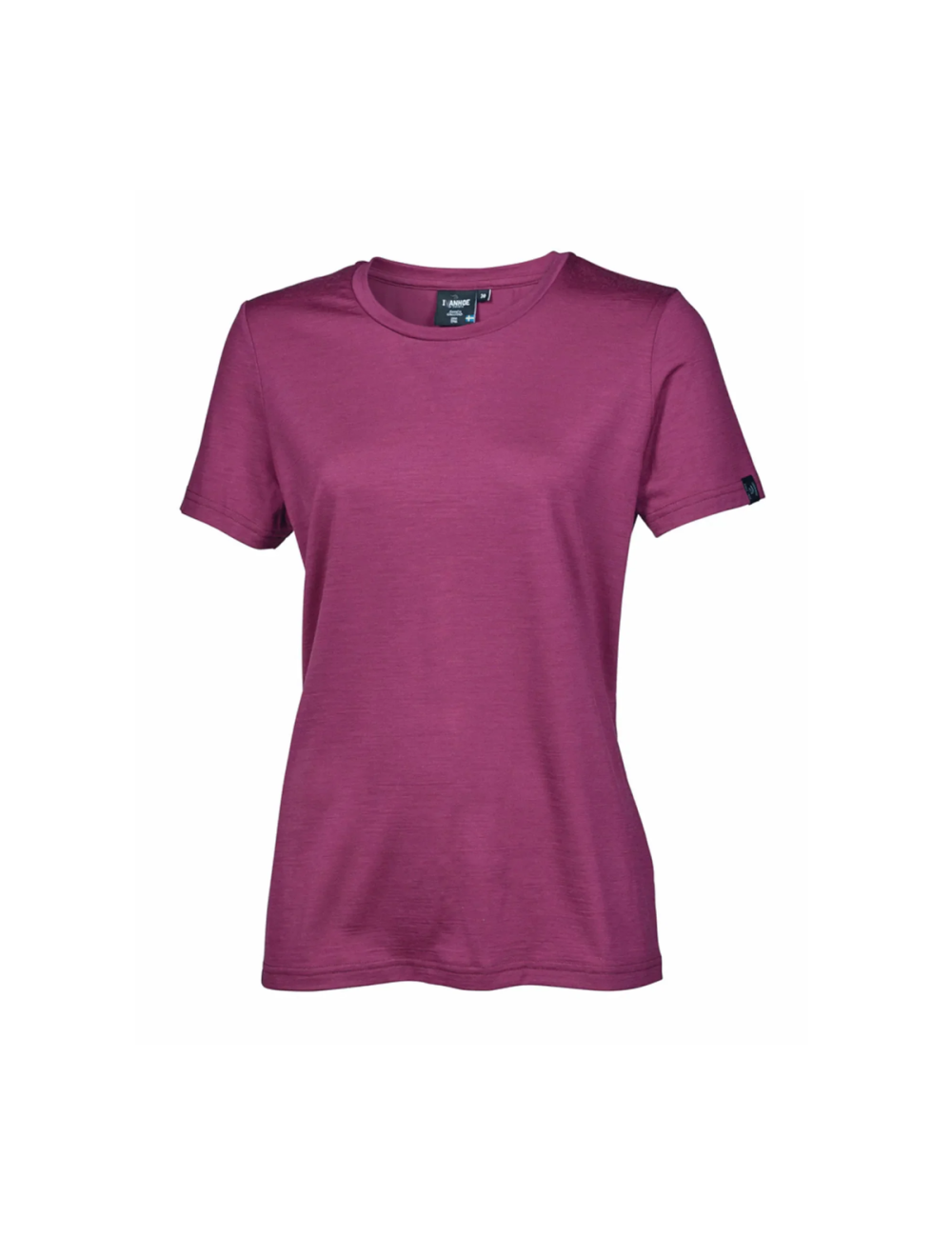 Maglietta Ivanhoe UW Cilla Lilac per donna - 100% lana merino - Rosa