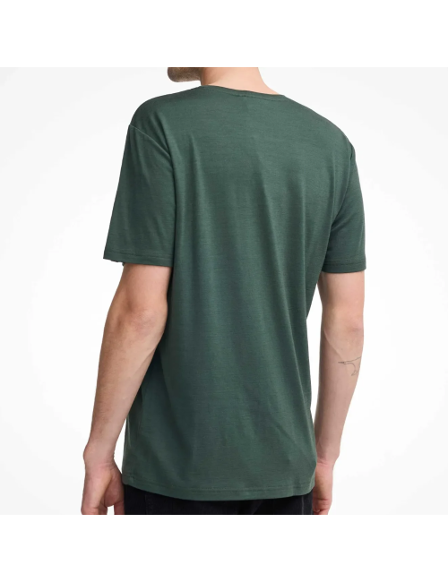 Ivanhoe T-Shirt UW Ceasar Mountain für Herren - 100% extra feine Merinowolle - Rot