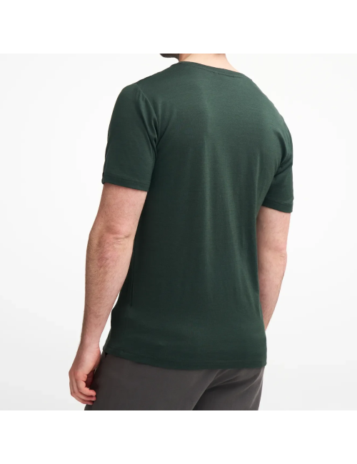 Ivanhoe T-Shirt UW Ceasar für Herren - 100% extra feine Merinowolle - Steel Blue