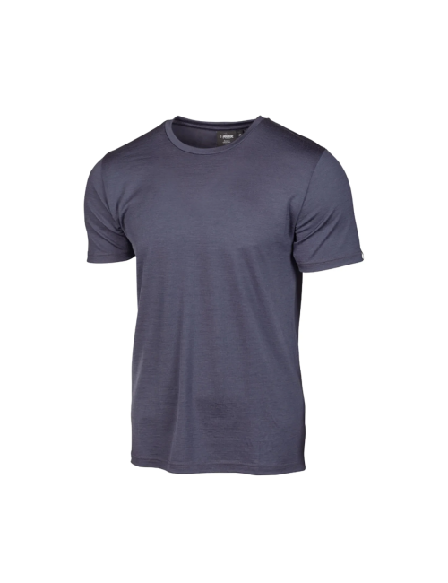 Camiseta Ivanhoe UW Ceasar para hombre - 100% lana merino extrafina - Azul acero