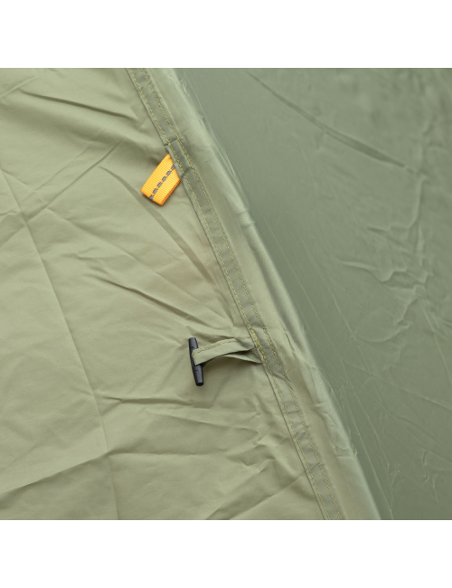 Turbat Borzhava 3 Iguana Green - lichtgewicht tent - 3 persoons - Groen