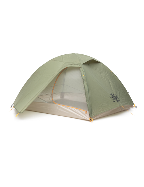 Turbat Borzhava 3 Tent Iguana Geel – Lichtgewicht 3 Persoons Tent met 2 Ingangen
