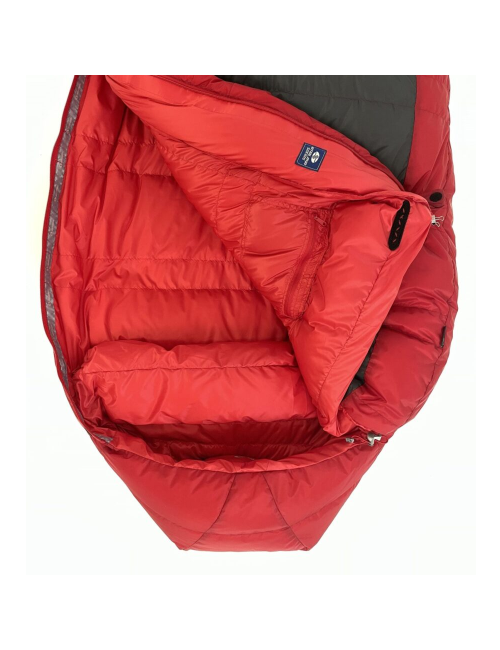 SirJoseph sac de couchage momie Erratic Plus III 1000 - 200 cm - gauche - Rouge