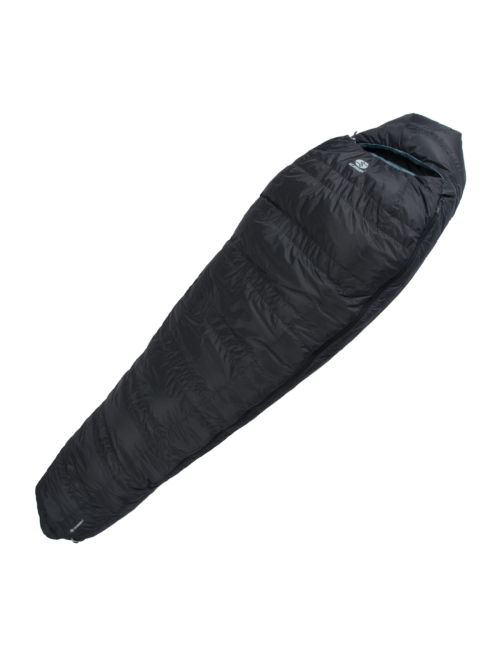 SirJoseph sacco a pelo a mummia Erratic Plus III 1000 - 200 cm - sinistra - Grigio scuro