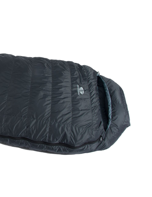 SirJoseph sac de couchage momie Rimo Scout III 1100 - gauche 200 cm - Gris foncé