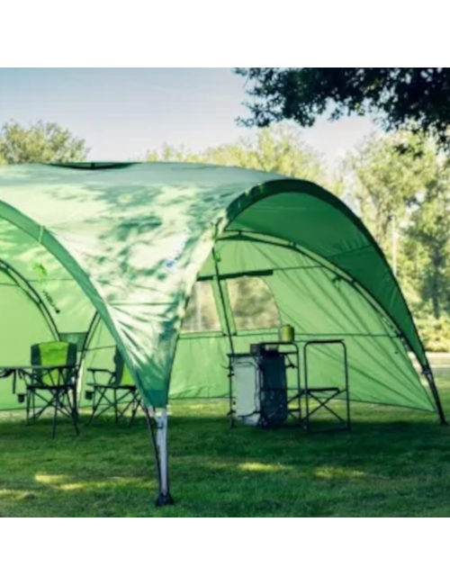 Husky zijpaneel met rits voor partytent Broof XL Shelter - Groen