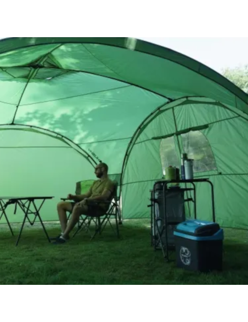 Husky zijpaneel met rits voor partytent Broof XL Shelter - Groen